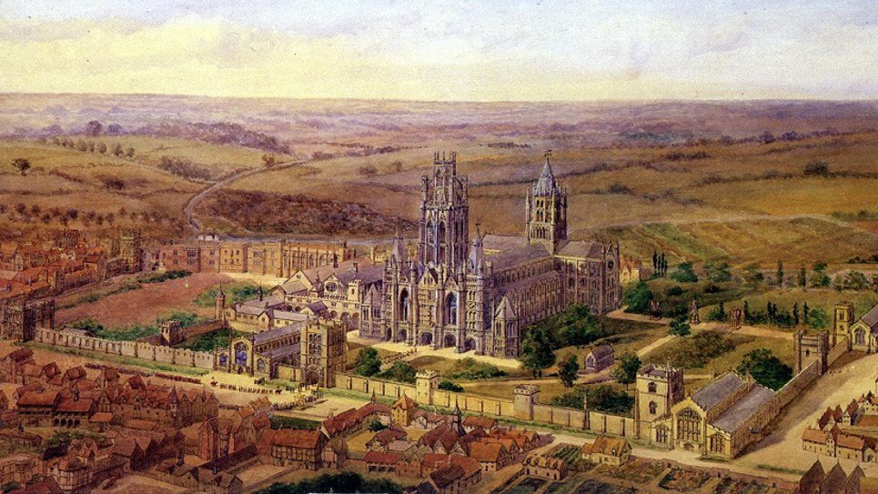 Abbey of St Edmund as it used to look BLOG