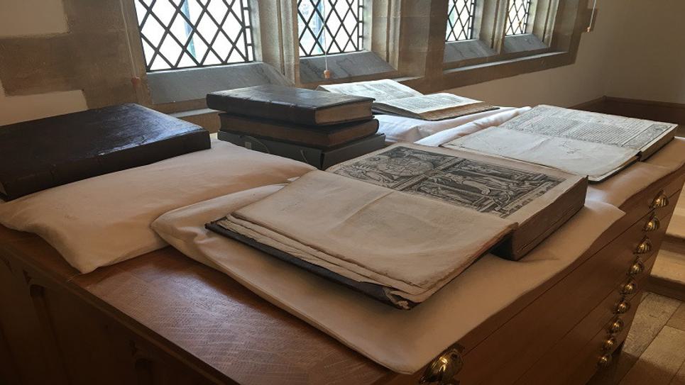 Ancient Library book resized for blog credit Sue Warren