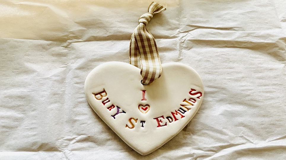 Bury St Edmunds heart Sue Warren BLOG