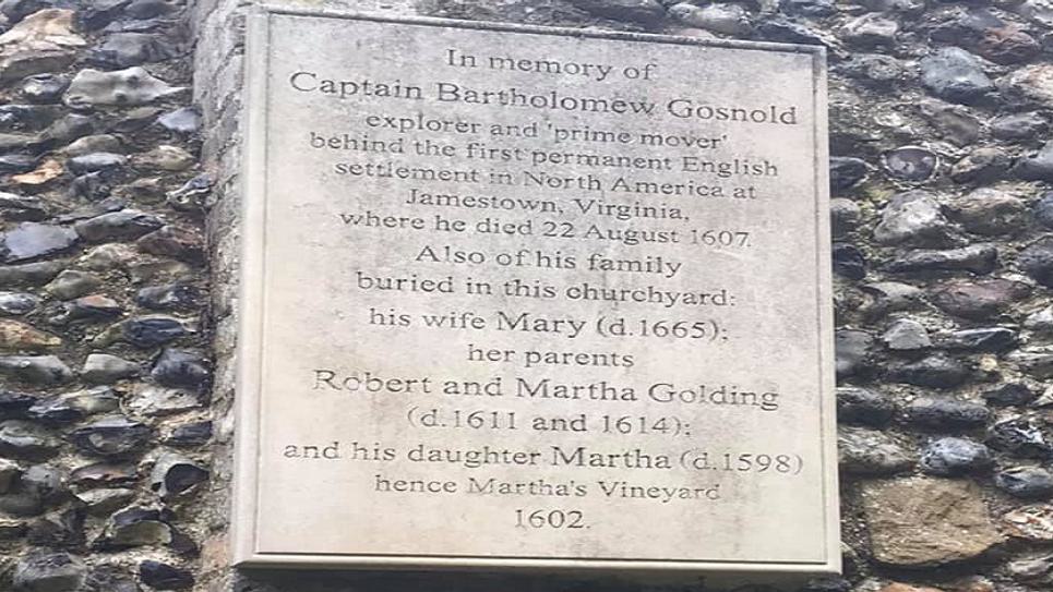 Gosnold Memorial blog