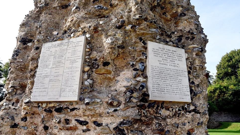 Magna Carta Sign Abbey Ruins Andy Abbott 965x540