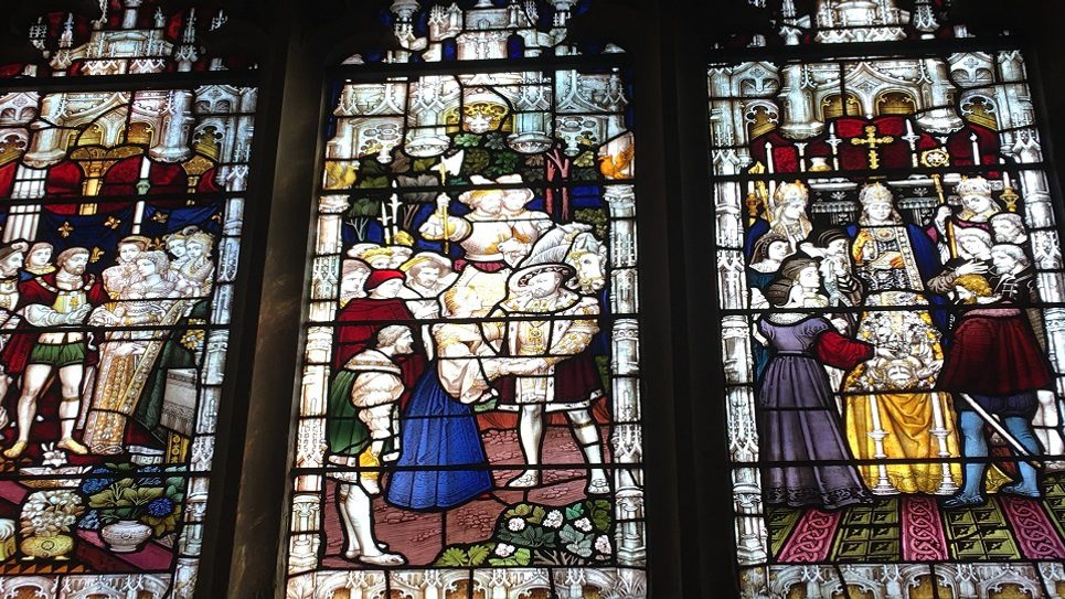Mary Tudor Window St Marys Church credit Sue Warren 965x540