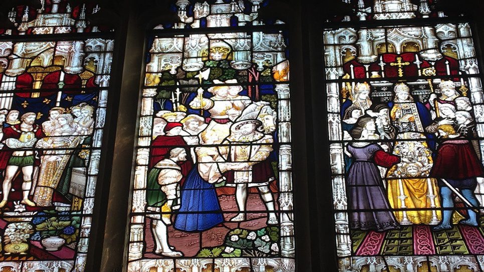 Mary Tudor window credit Sue Warren resized for blog