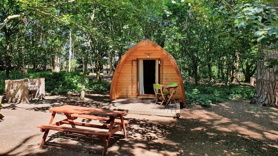 Mega Pod at West Stow Pods exterior West Stow Pods 965x540