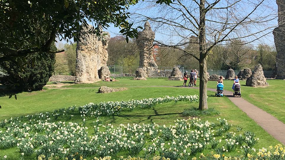 Spring in Abbey Gardens 965 x 540 copy