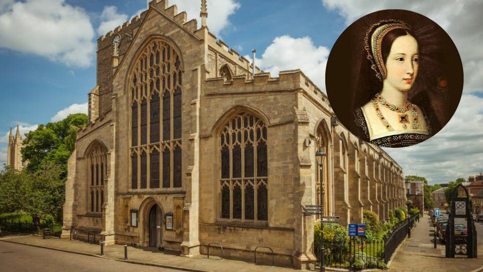 St Marys Church exterior with Mary Tudor 965x540