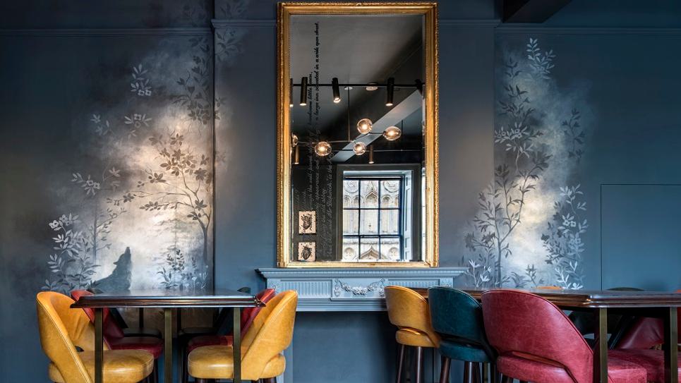 The Angel Hotel Bar Wolf Mural 965x540