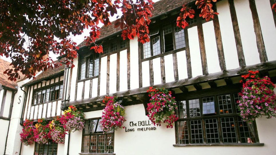The Bull Hotel Long Melford exterior Greene King
