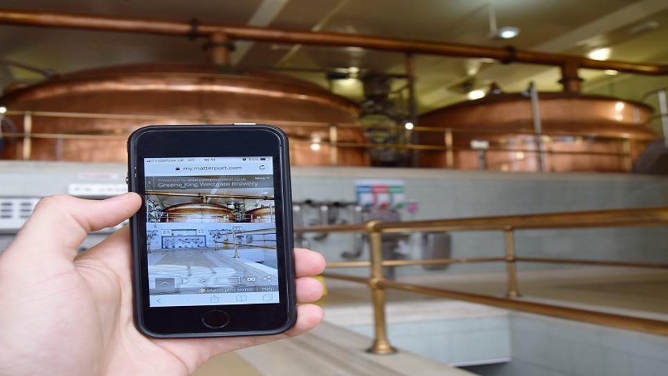 Virtual brewery tour credit Greene King BLOG