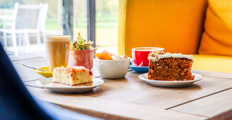 All Saints Restaurant coffee and cake