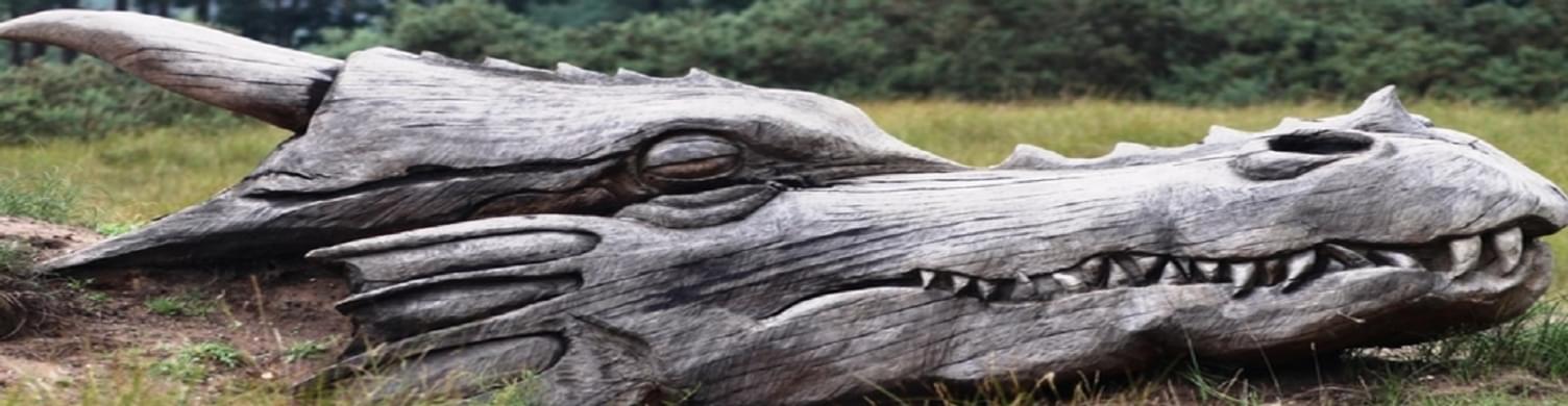 Beowulf and Grendell Trail Dragon West Suffolk Council 1500x390