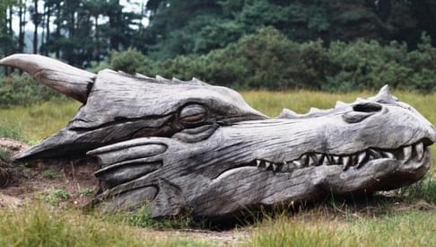 Beowulf and Grendell Trail Dragon credit West Suffolk Council