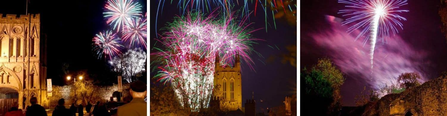 Fireworks Displays in Bury St Edmunds and Beyond 2022