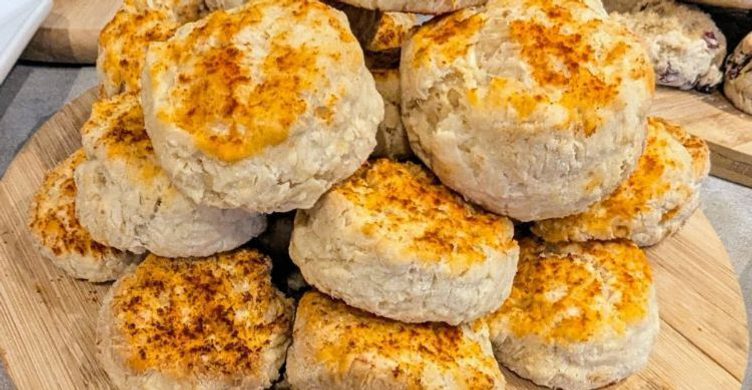 Cheese scones Bay Tree Cafe 750x390