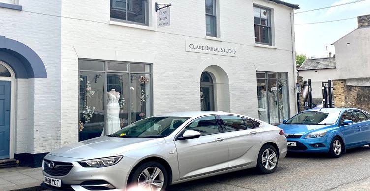 Clare Bridal Studio exterior Sue Warren 750x390