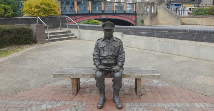 Dads Army Museum Captain Mainwaring Statue 750x390