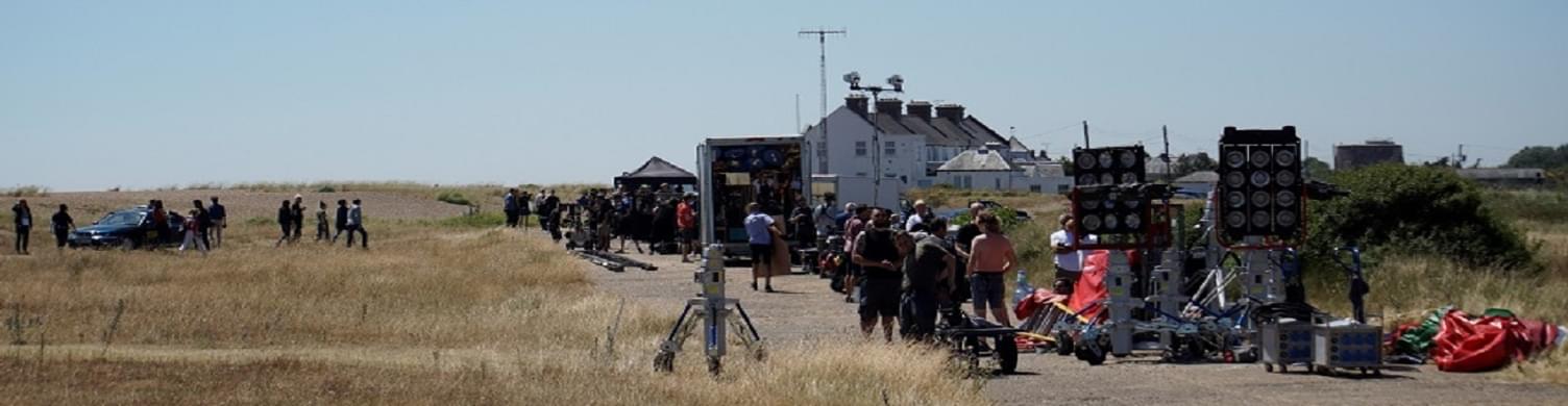 Filming at Shingle Street Suffolk for Yesterday credit Screen Suffolk 1500x390