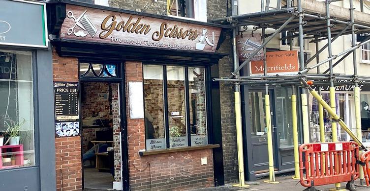 Golden Scissors exterior Sue Warren 750x390