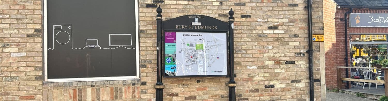 Visitor information improved for Bury St Edmunds town centre