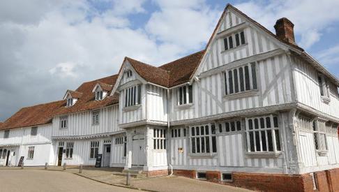 National Trust Lavenham Guildhall exterior 750x390