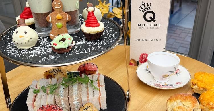 Queens Bar and Grill Festive afternoon tea