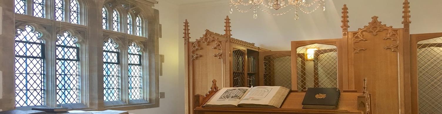 St Edmundsbury Cathedral Ancient Library Rebecca Austin 1500x390