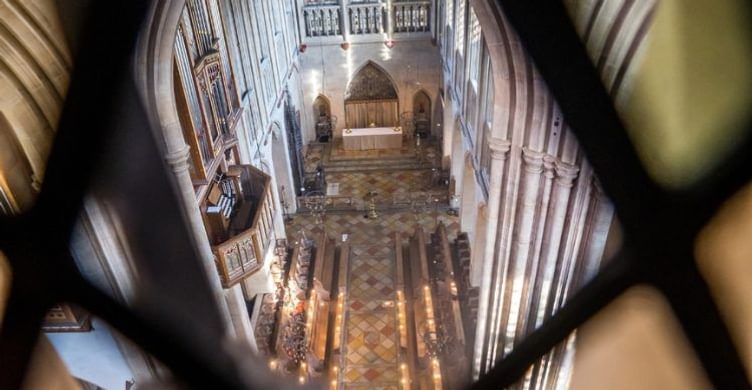 St Edmundsbury Cathedral Tower Tour Inside 750x390