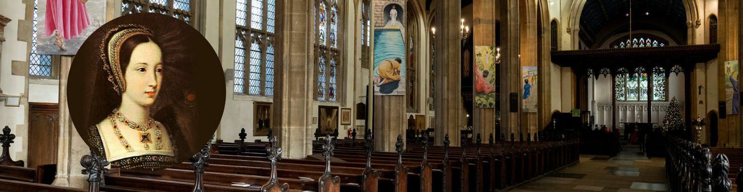 St Marys Church hero aisle and Mary Tudor 1500x390