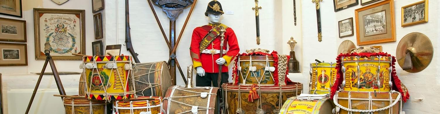 Suffolk Regiment Museum The Drums 1500x390