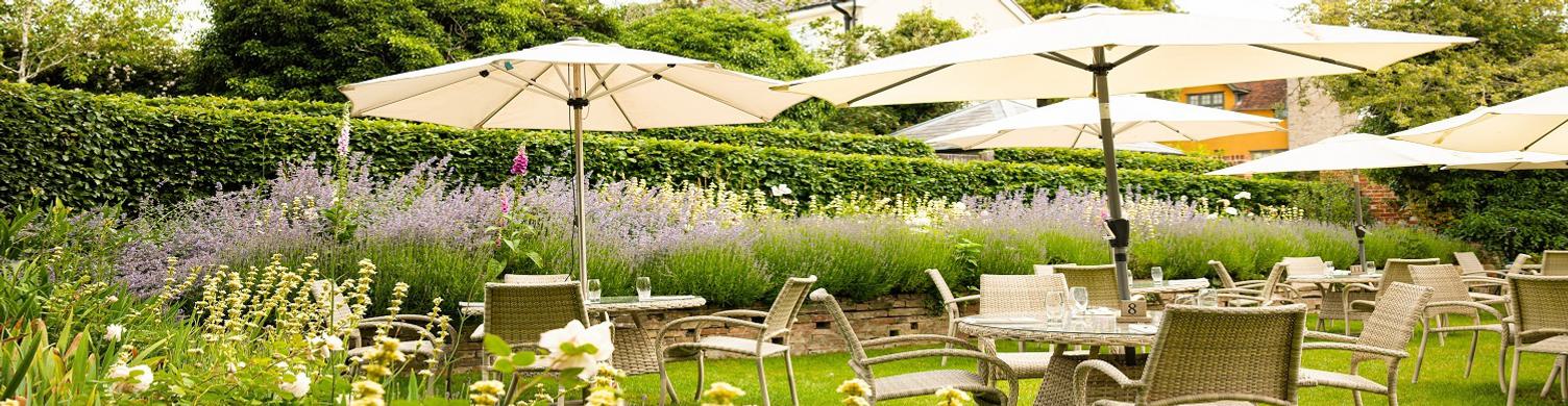 Swan at Lavenham Hotel and Spa outdoor dining 1500x390