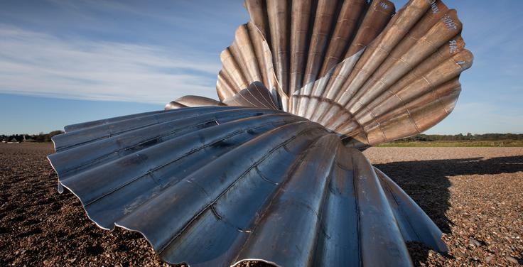 Maggi Hamblings Shell at Aldeburgh credit The Suffolk Coast Suffolk Coast